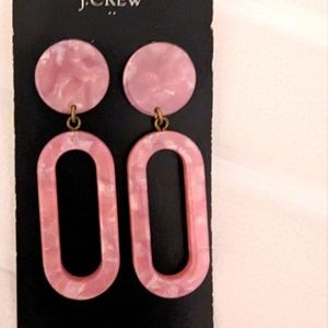 NEW J.Crew Barbie Pink Earrings